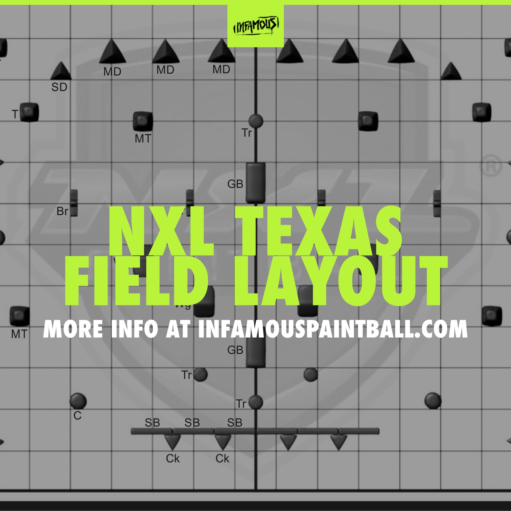 NXL Texas Field Layout