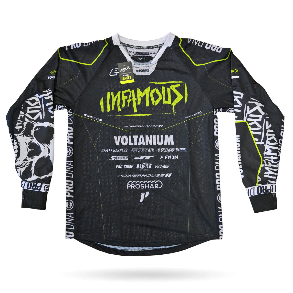 PRO DNA™ DNA SERIES JERSEY – RETRO INFAMOUS BLACK