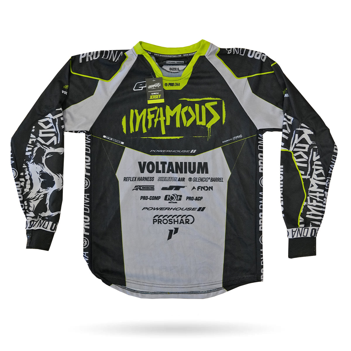 PRO DNA™ DNA SERIES JERSEY – RETRO INFAMOUS GREY
