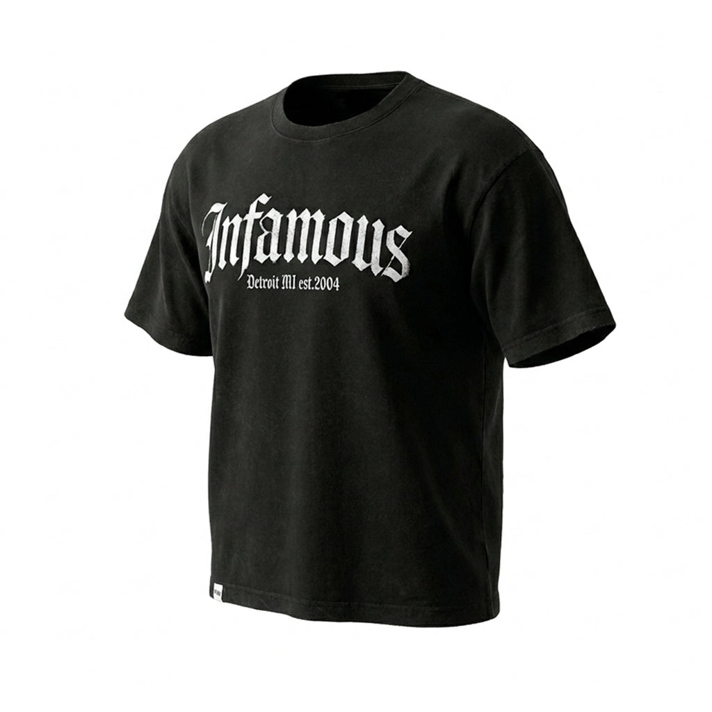 HERITAGE TEE - DETROIT 2004 / BLACK WASH