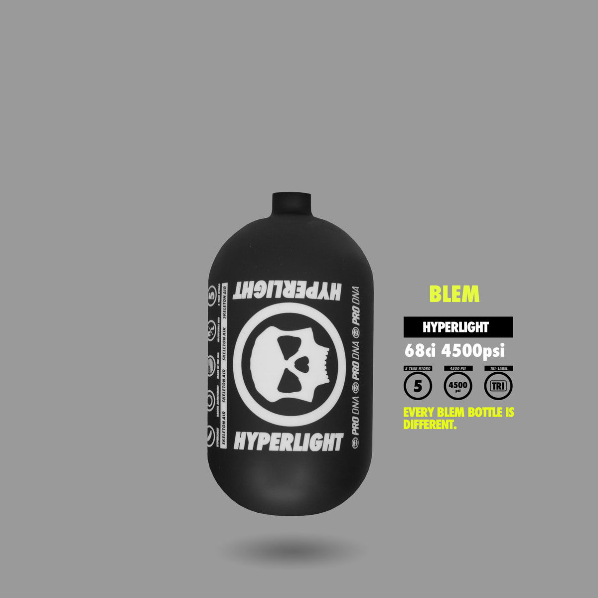 HYPERLIGHT TANK -FROZEN 68CI (BLEM)