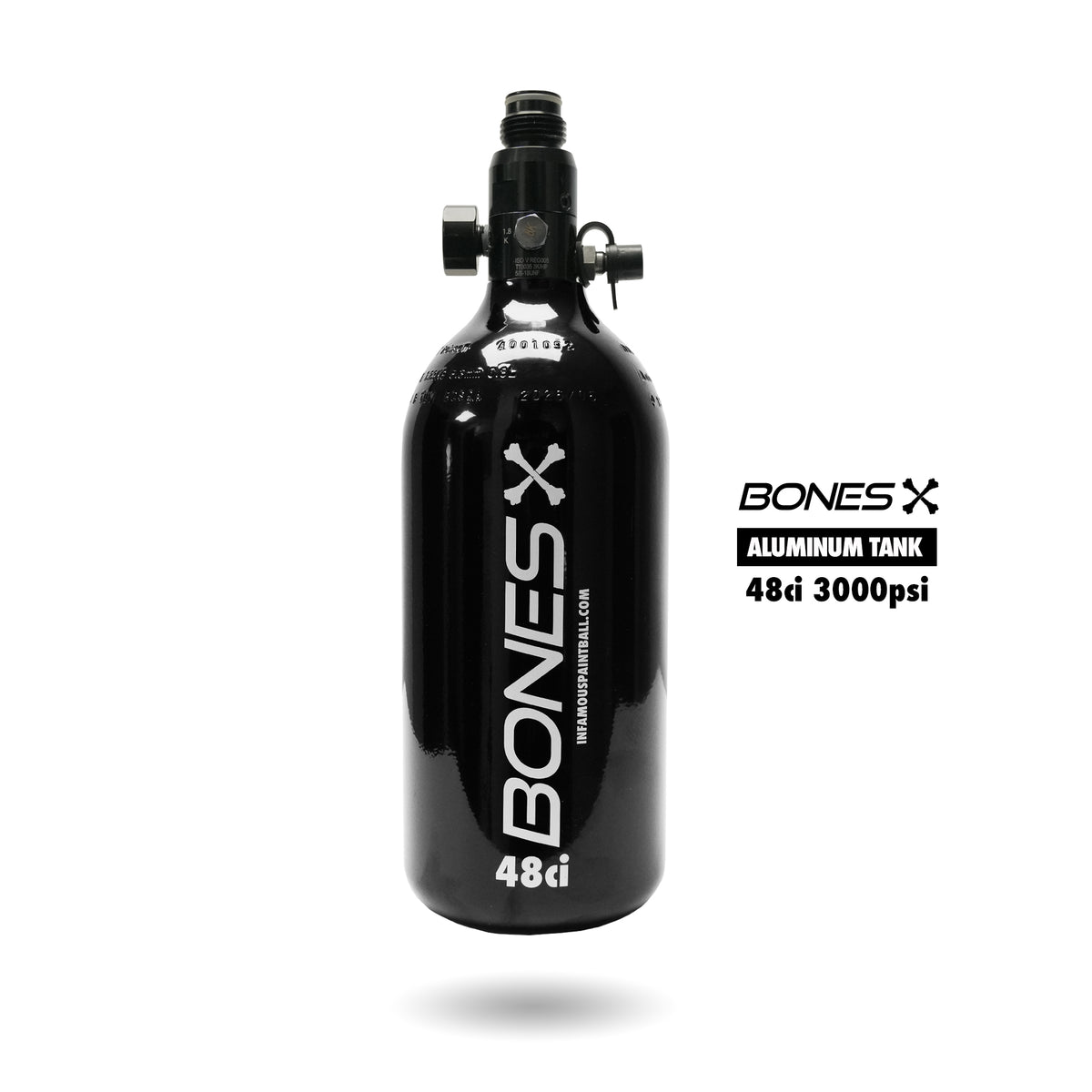 BONES 48CI 3000PSI ALUMINUM COMPRESSED AIR SYSTEM