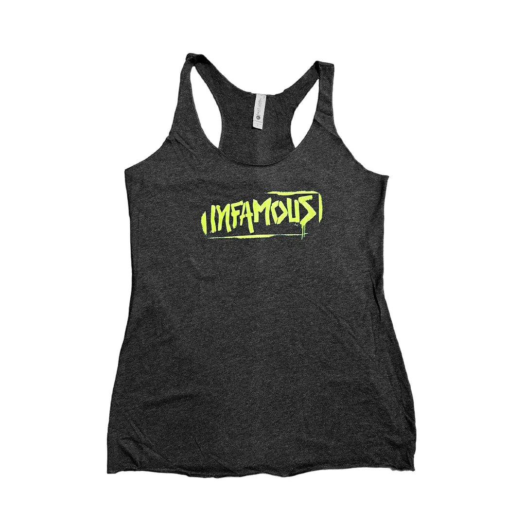 Womens Cotton Tank Top - Infamous (Volt) Infamous Paintball