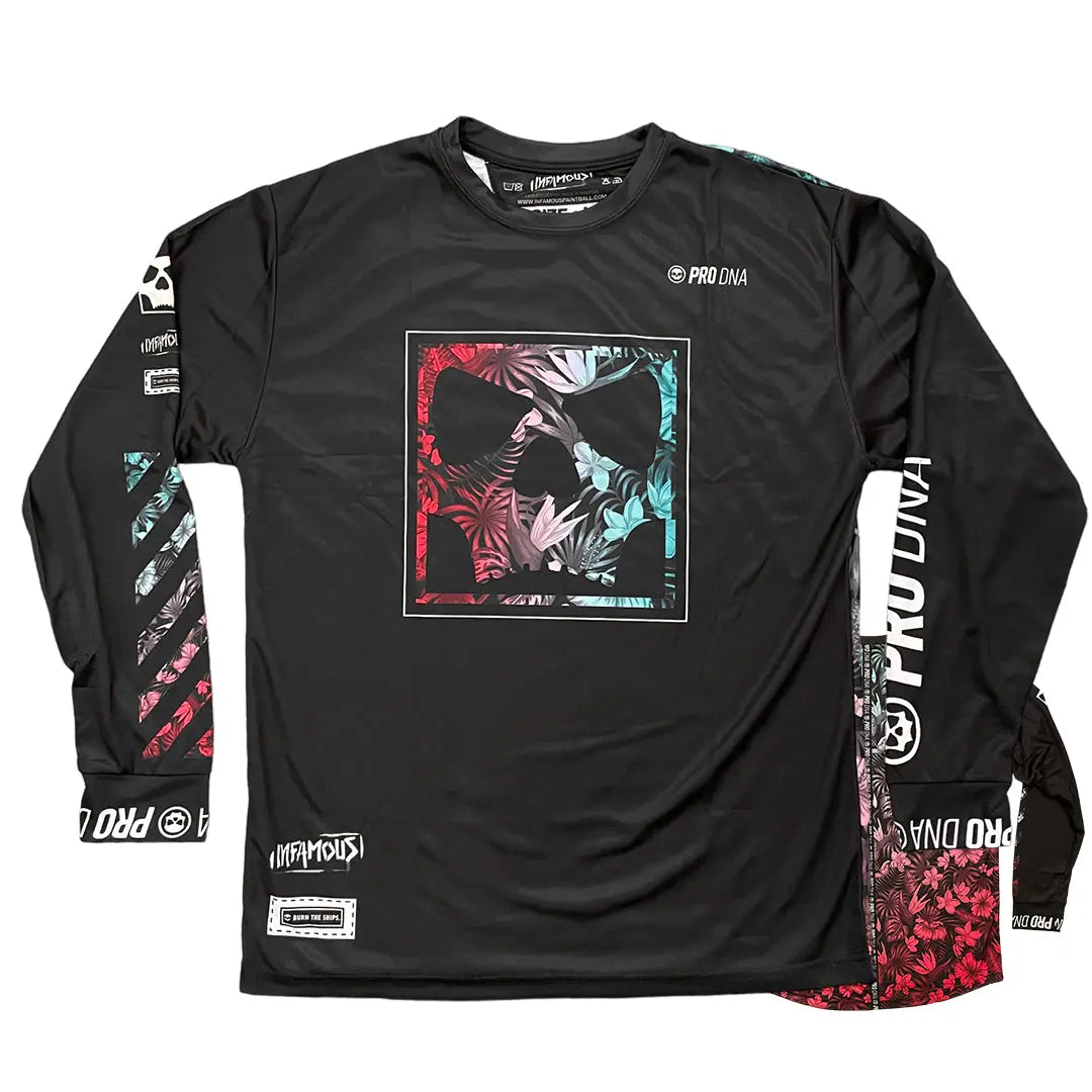 DryFit Long Sleeve - Tropical Multi Infamous Paintball