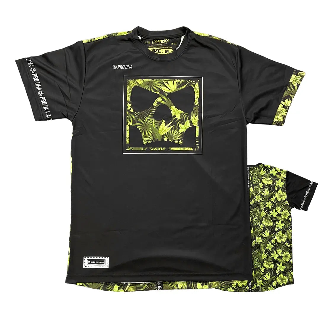 DryFit Tech T-Shirt - Tropical (Volt) Infamous Paintball