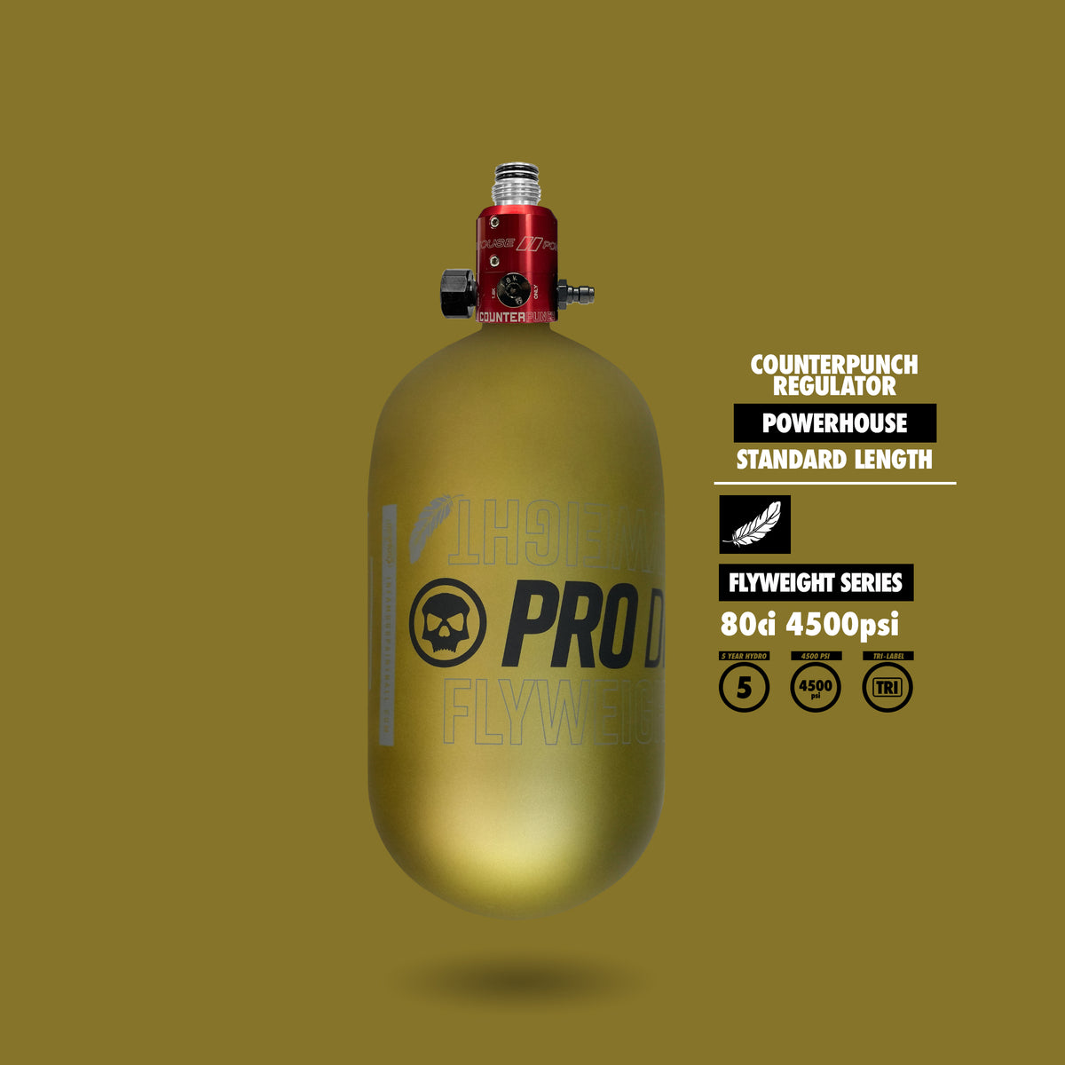 PRO DNA™ FLYWEIGHT AIR SYSTEM - 80CI MATTE GOLD + STANDARD REG