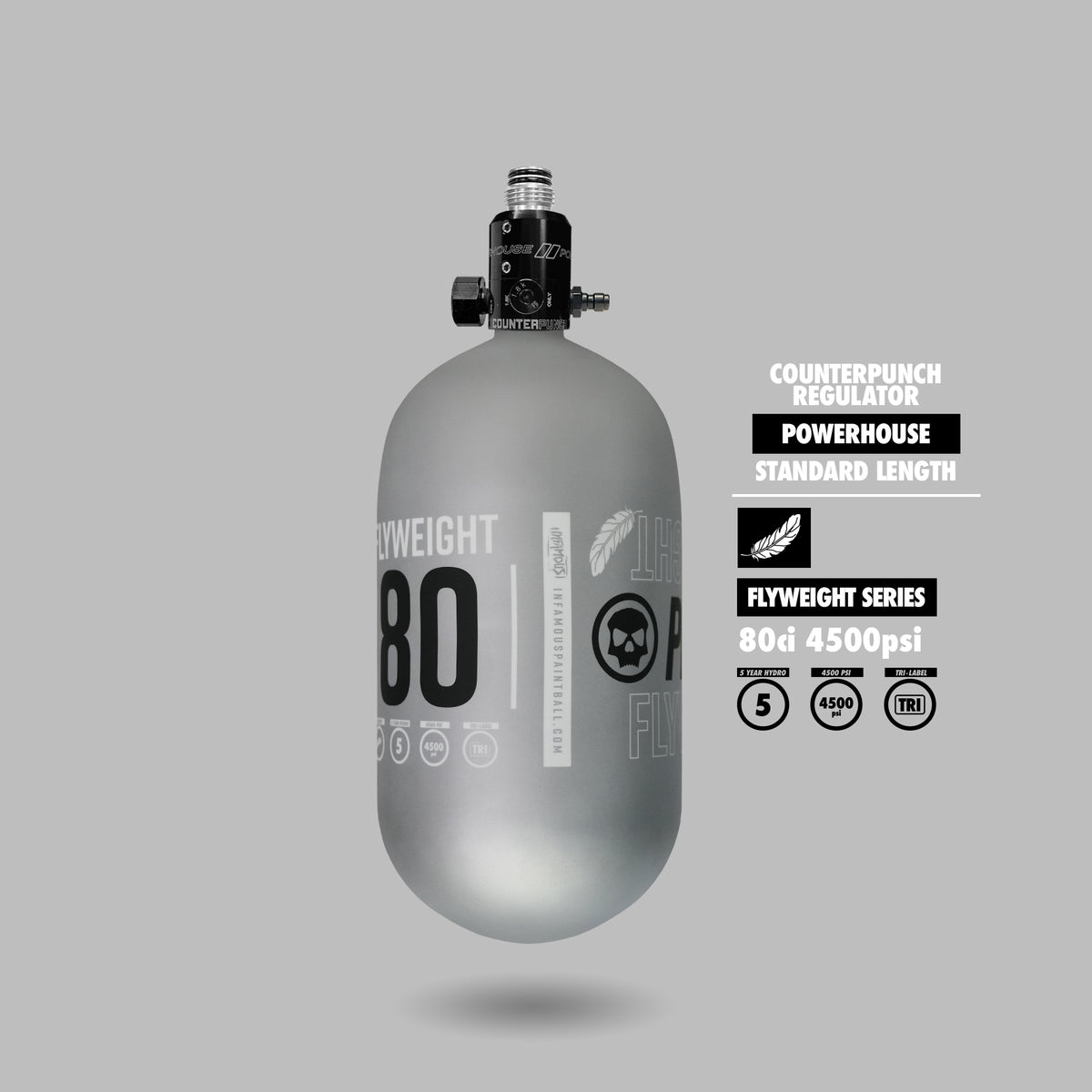 PRO DNA™ FLYWEIGHT AIR SYSTEM - 80CI MATTE SILVER + STANDARD REG