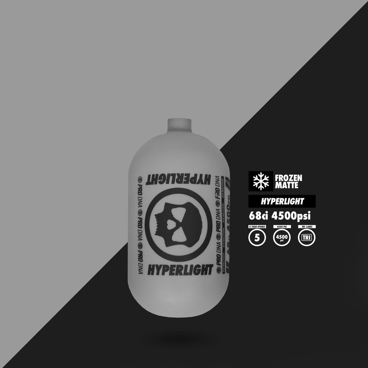 INFAMOUS™ &quot;FROZEN MATTE&quot; HYPERLIGHT TANK 68CI