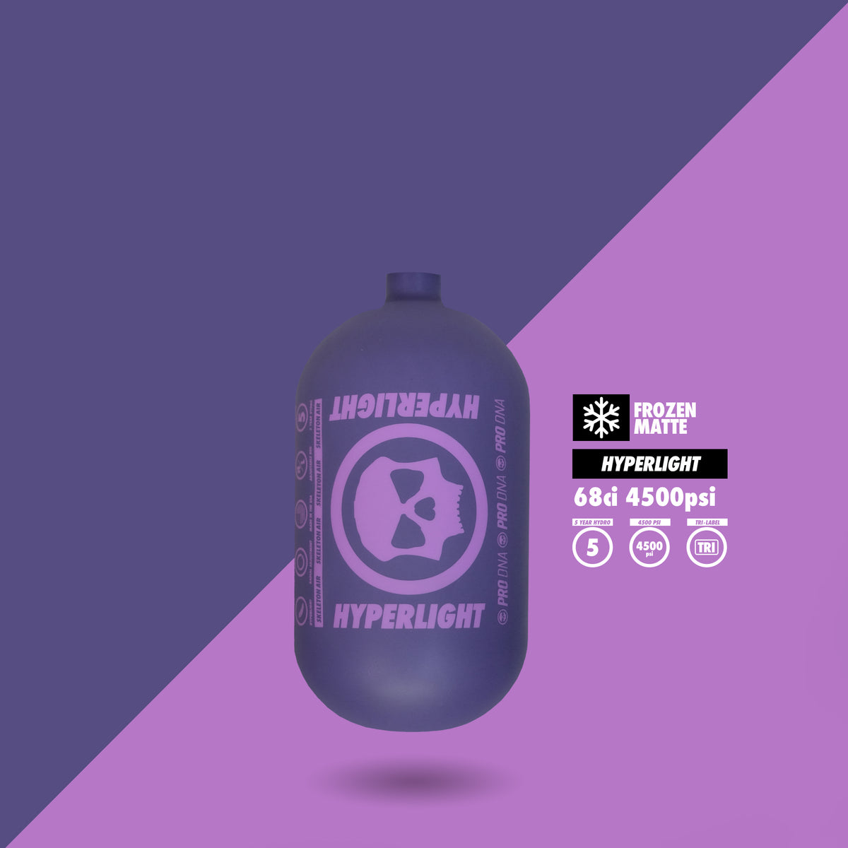 INFAMOUS™ &quot;FROZEN MATTE&quot; HYPERLIGHT TANK 68CI