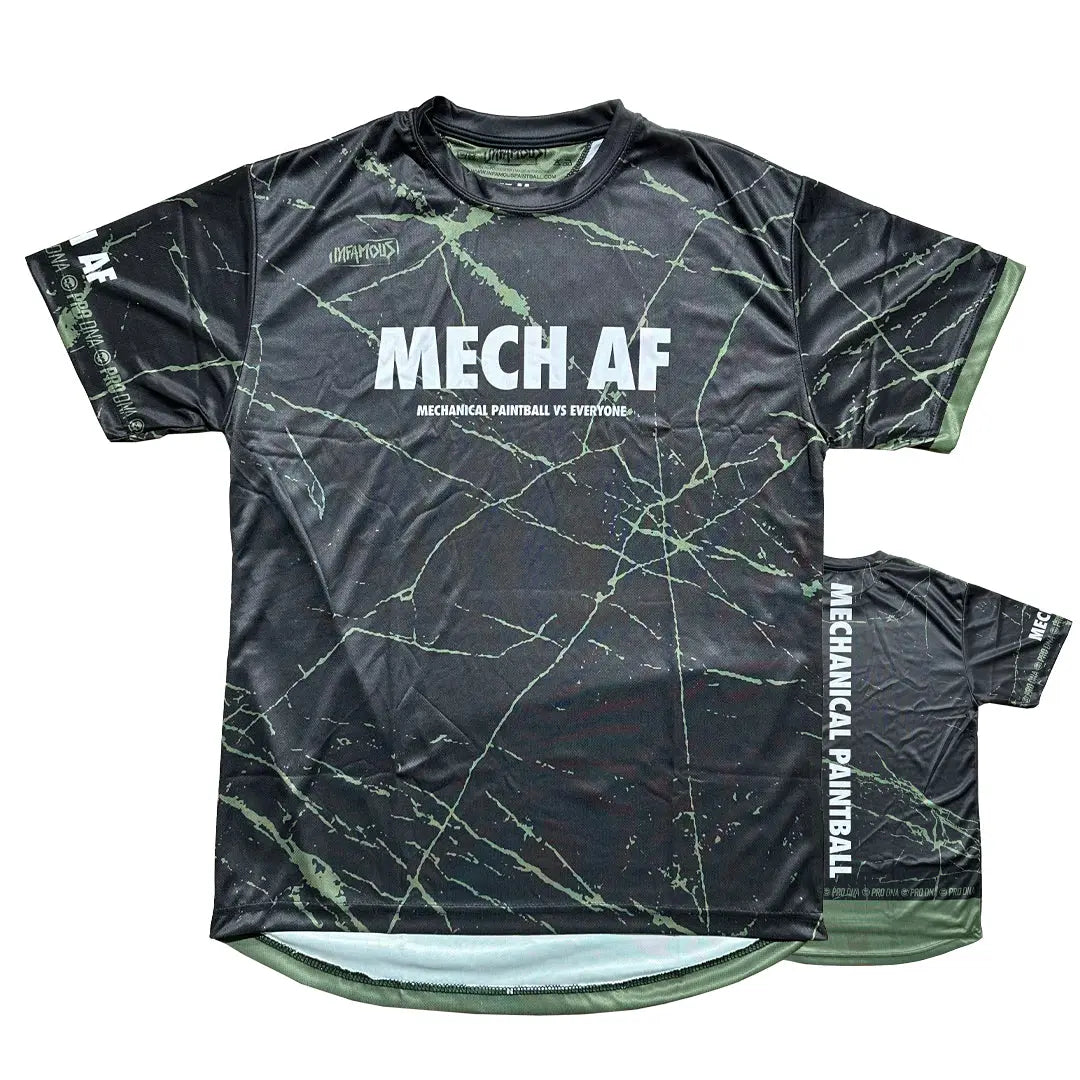 DryFit Tech T-Shirt - MECH AF Infamous Paintball