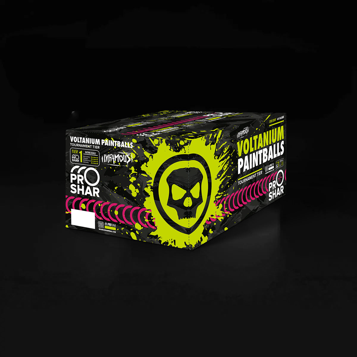 INFAMOUS VOLTANIUM™ | PROSHAR TOURNAMENT .68 CALIBER PAINTBALLS
