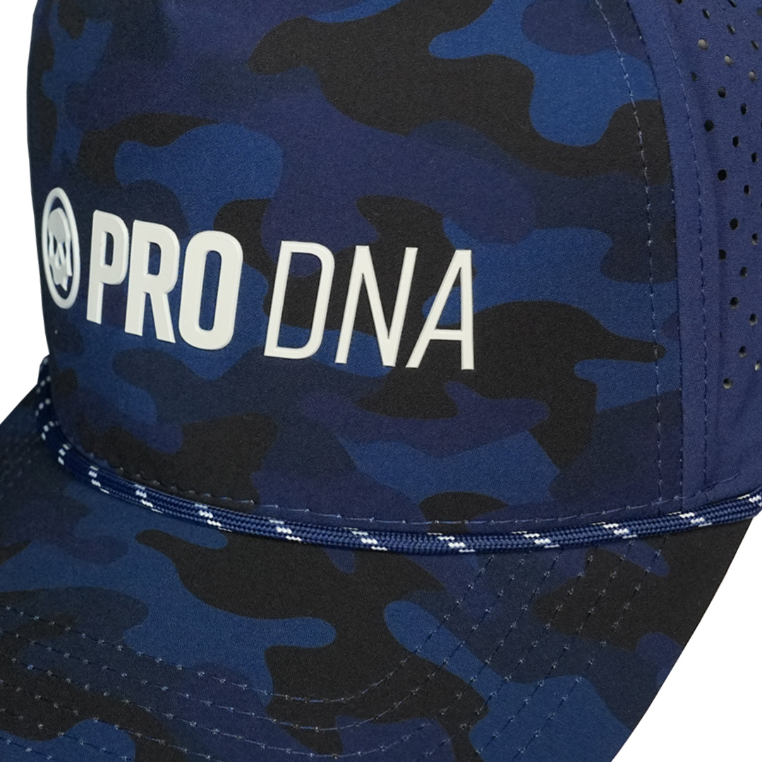 Pro DNA Weatherproof Snapback Hat - Blue Camo