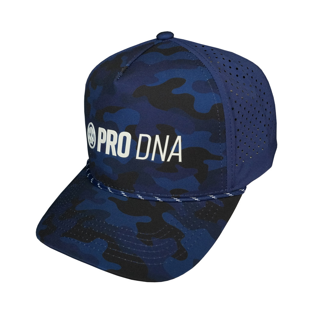 Pro DNA Weatherproof Snapback Hat - Blue Camo