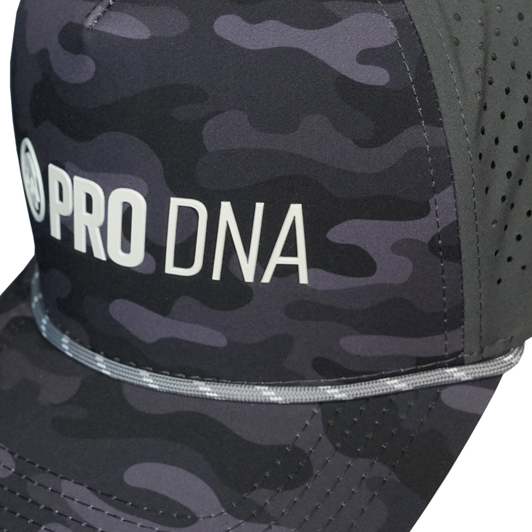 Pro DNA Weatherproof Snapback Hat - Grey Camo