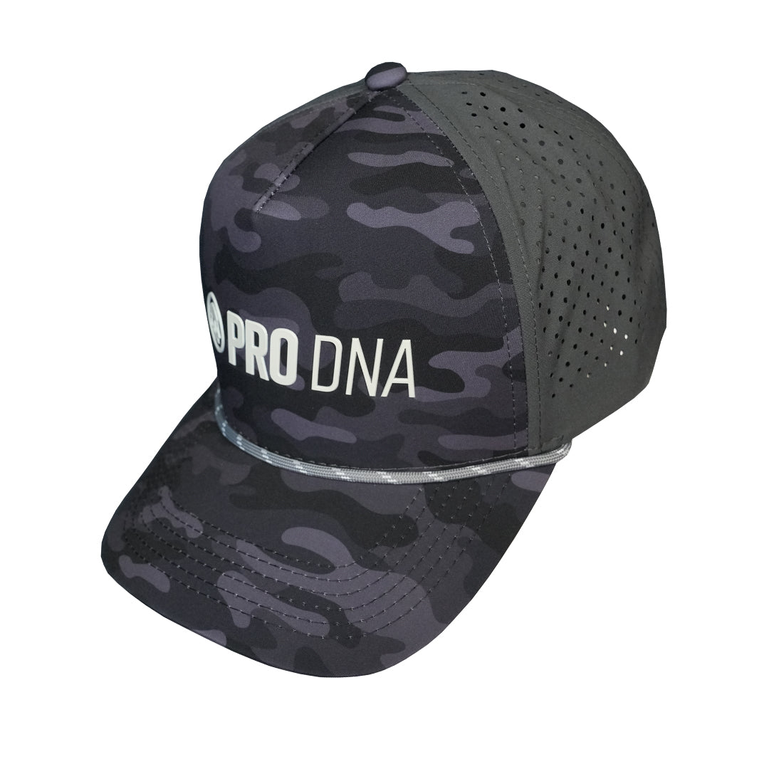 Pro DNA Weatherproof Snapback Hat - Grey Camo
