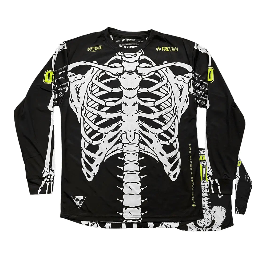 DryFit Long Sleeve - Skeleton Infamous Paintball