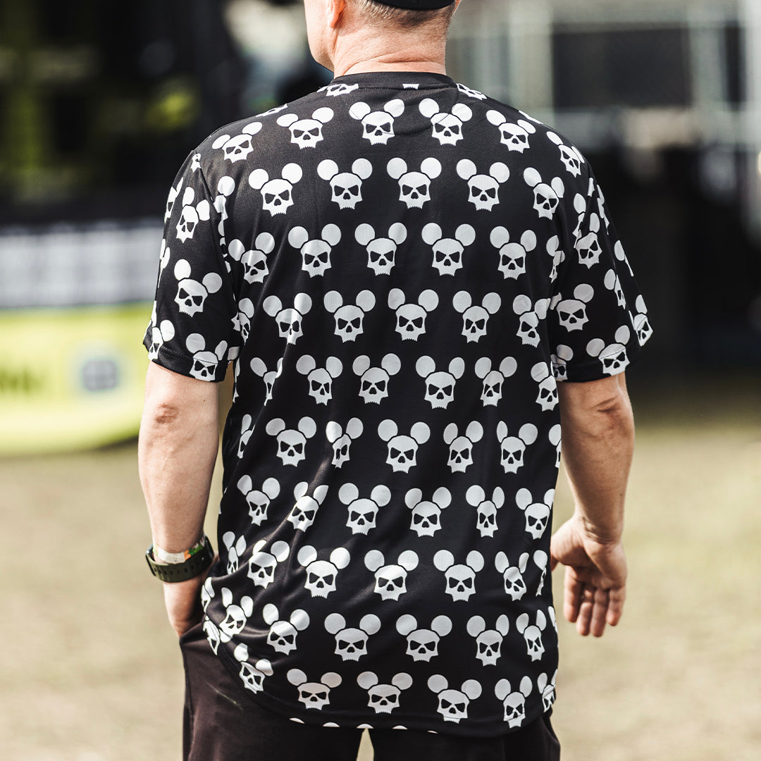 DryFit Tech T-Shirt - Skull Mouse AOP