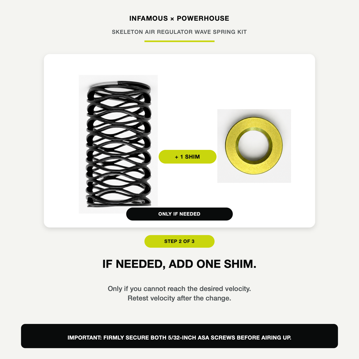 Skeleton Air Regulator Wave Spring Kit