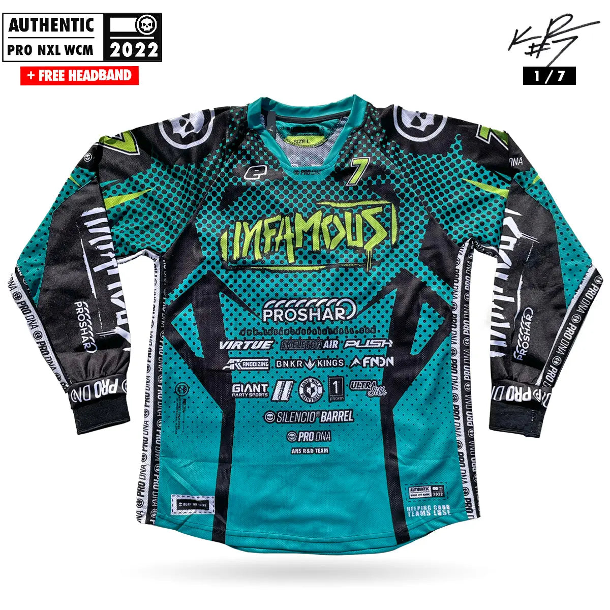 LE INFAMOUS KALI JERESY - NXL WCM 2022 (AWAY) Infamous Paintball