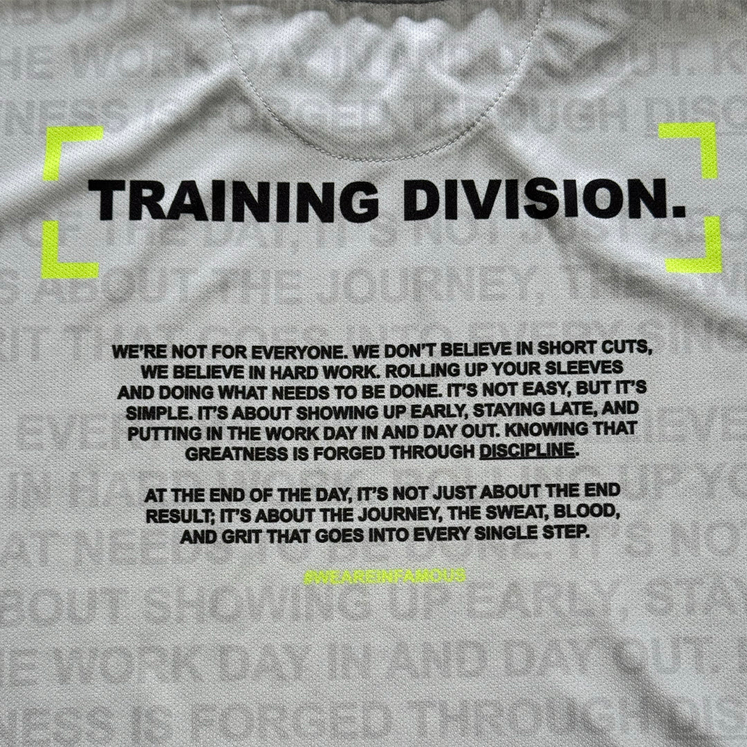 DryFit Tech T-Shirt - Training Division (Grey)