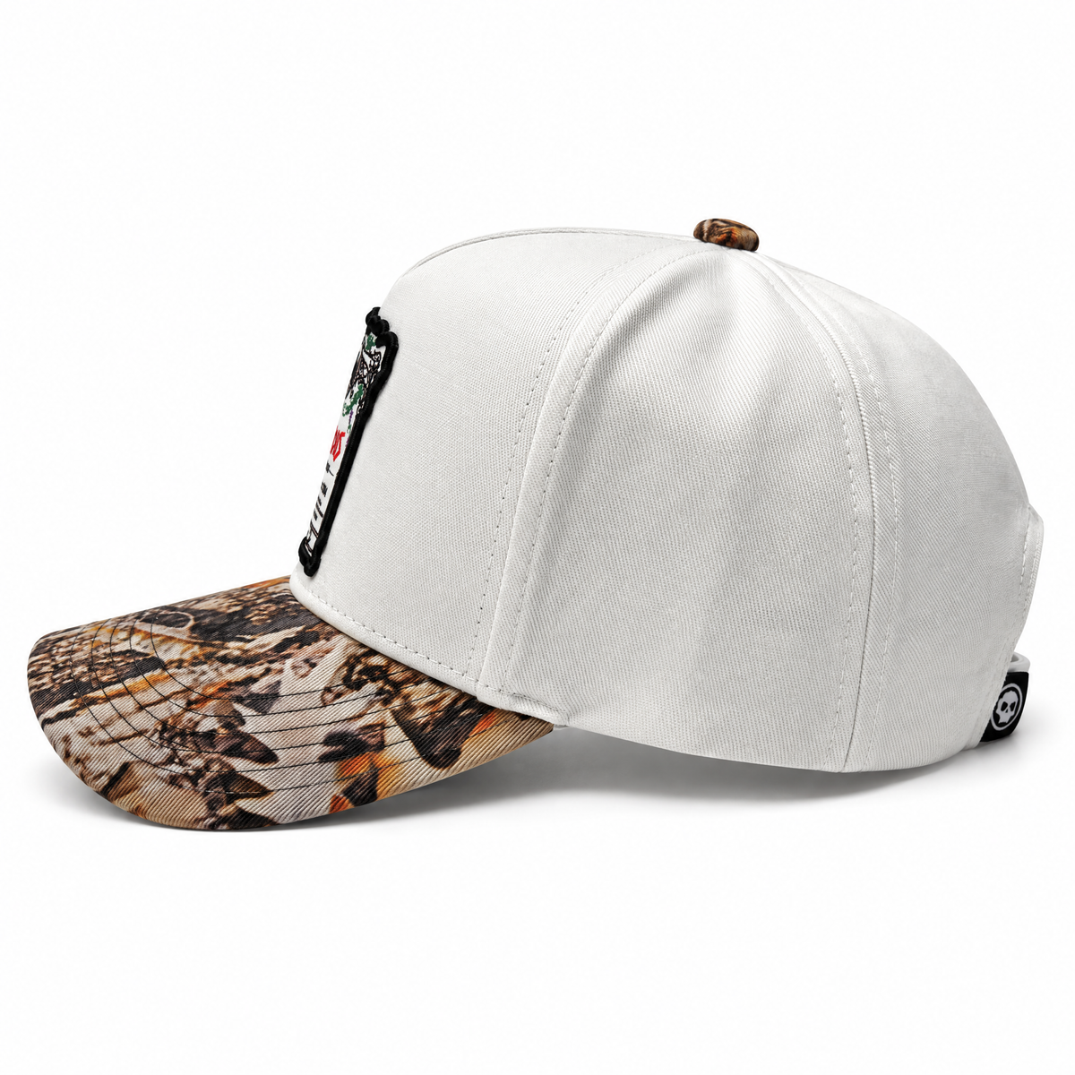 INFAMOUS™ Snapback Hat - Vineyards - White/Camo