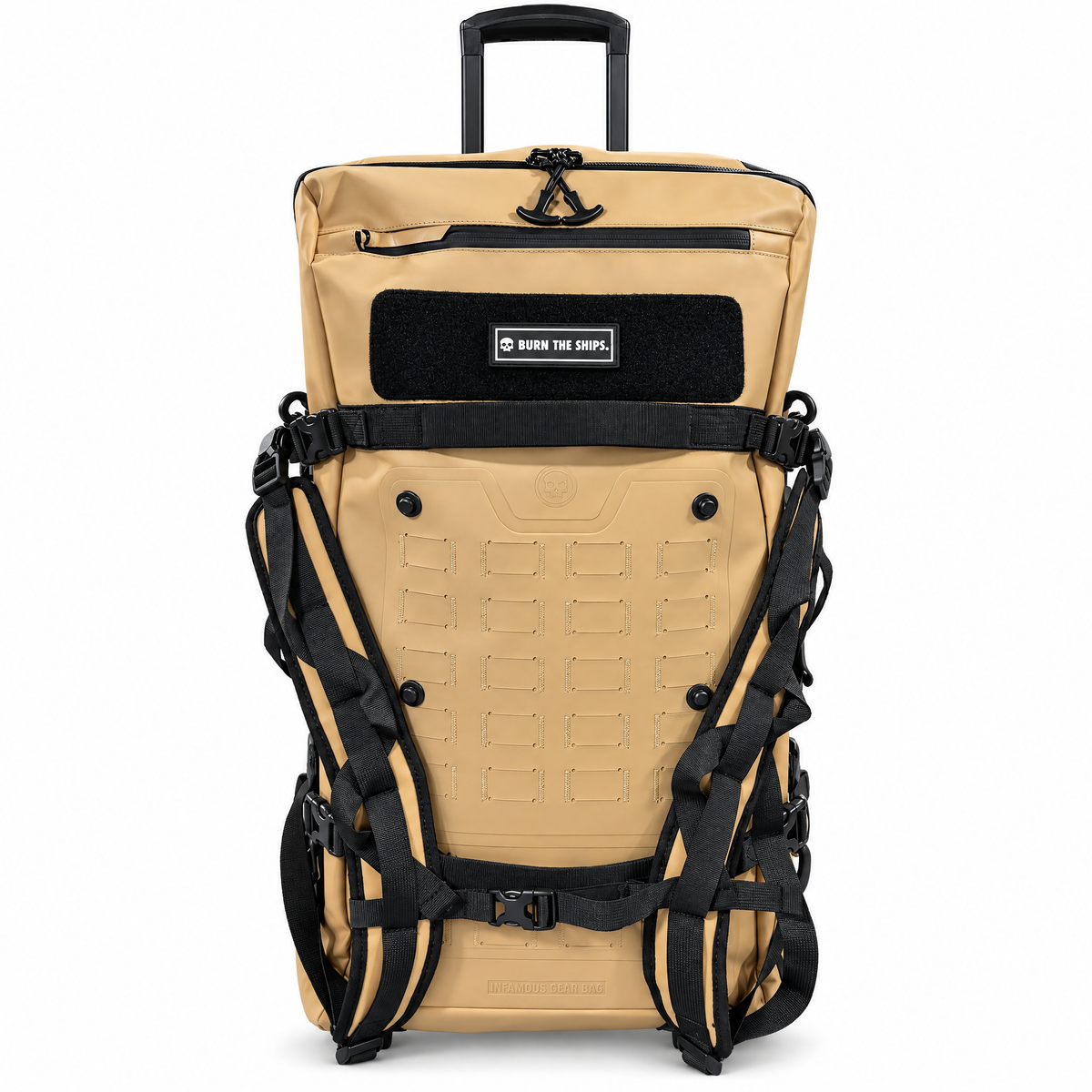 FNDN® MODULAR WEATHERPROOF ROLLING GEARBAG - 102L - SAND
