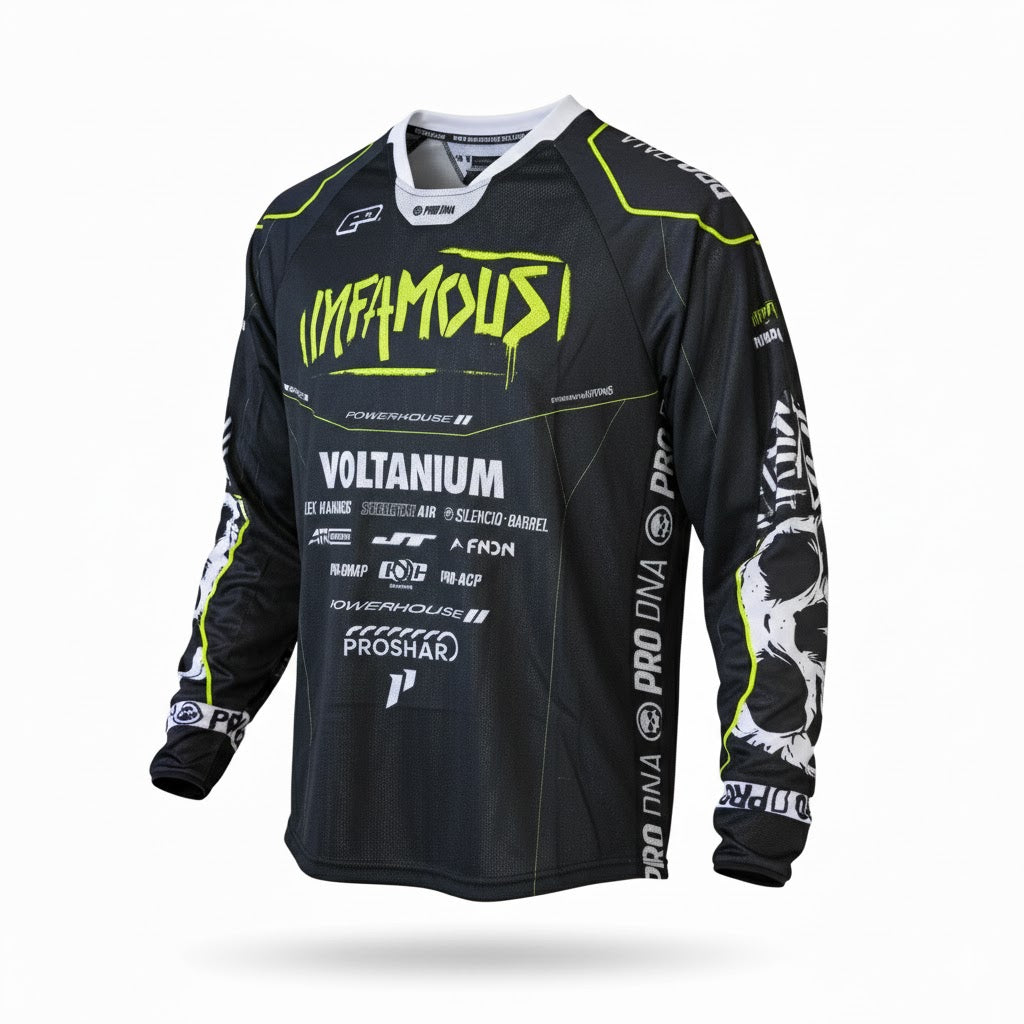PRO DNA™ DNA SERIES JERSEY – RETRO INFAMOUS BLACK