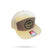 SKULL 7 Panel Adjustable Hat - TAN Infamous Paintball