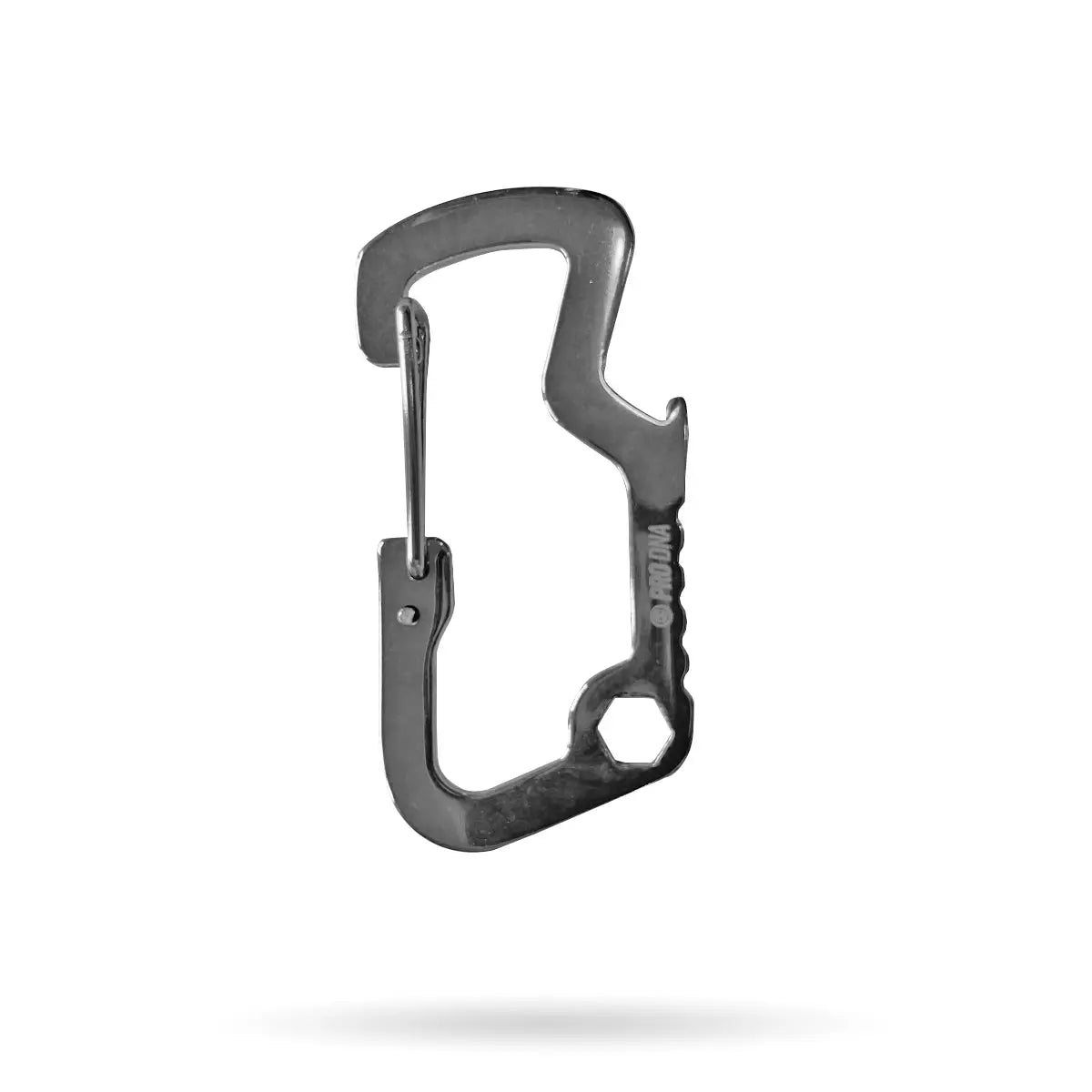 STAINLESS STEEL CARABINER + BOTTLE OPENER Infamous Paintball