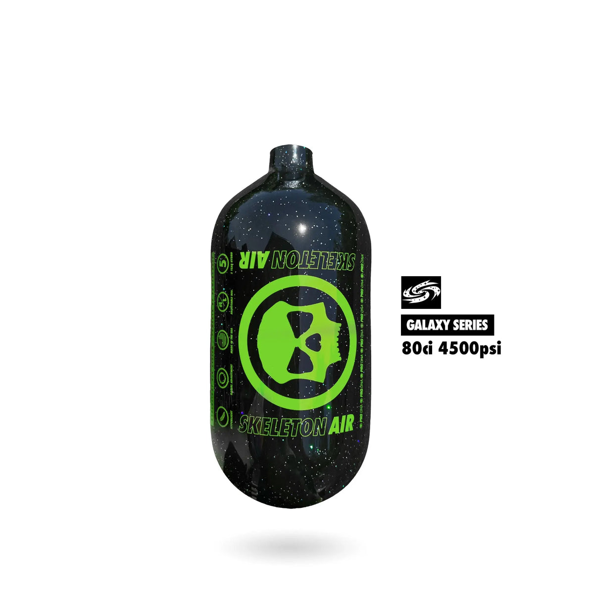 &quot;GALAXY SERIES&quot; HYPERLIGHT AIR TANK 80CI (BOTTLE ONLY) Infamous Paintball