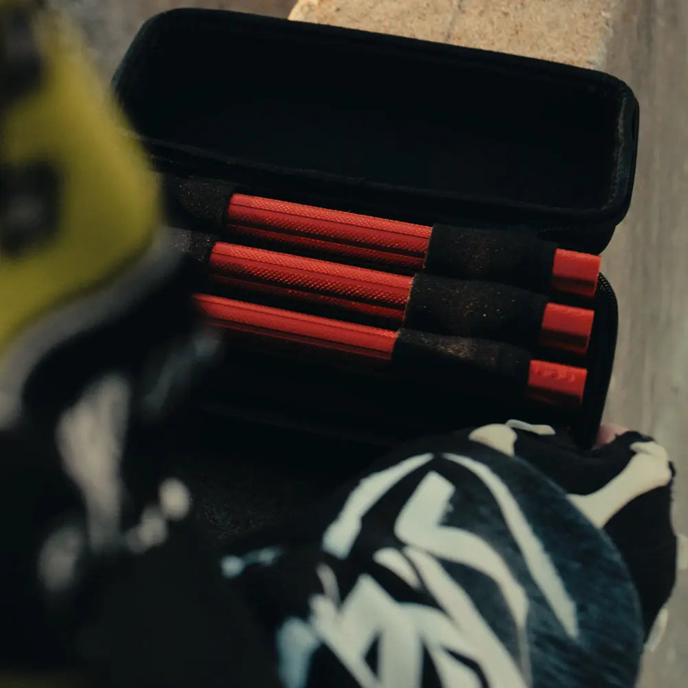 PRO DNA SILENCIO™ BARREL KIT - DUST RED - COCKER THREAD Infamous Paintball