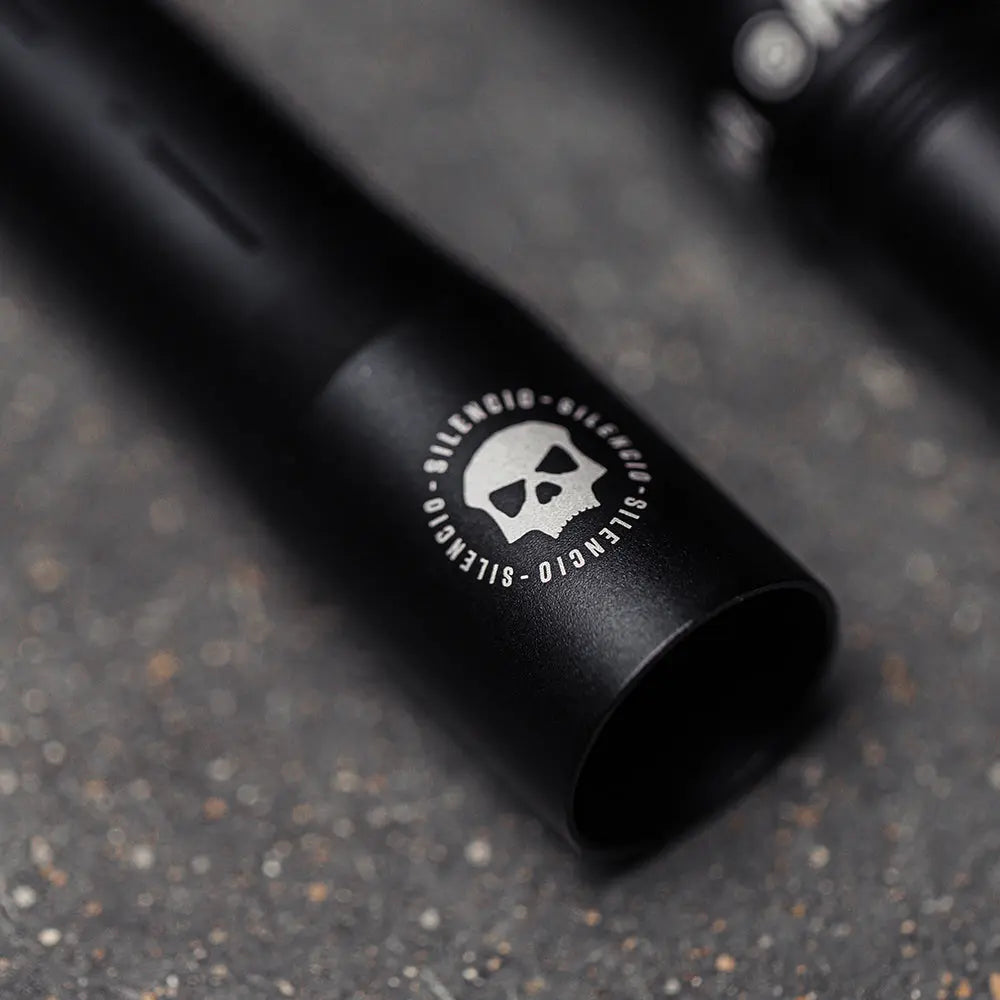 PRO DNA SILENCIO™ BARREL KIT - GLOSS BLACK - COCKER THREAD Infamous Paintball