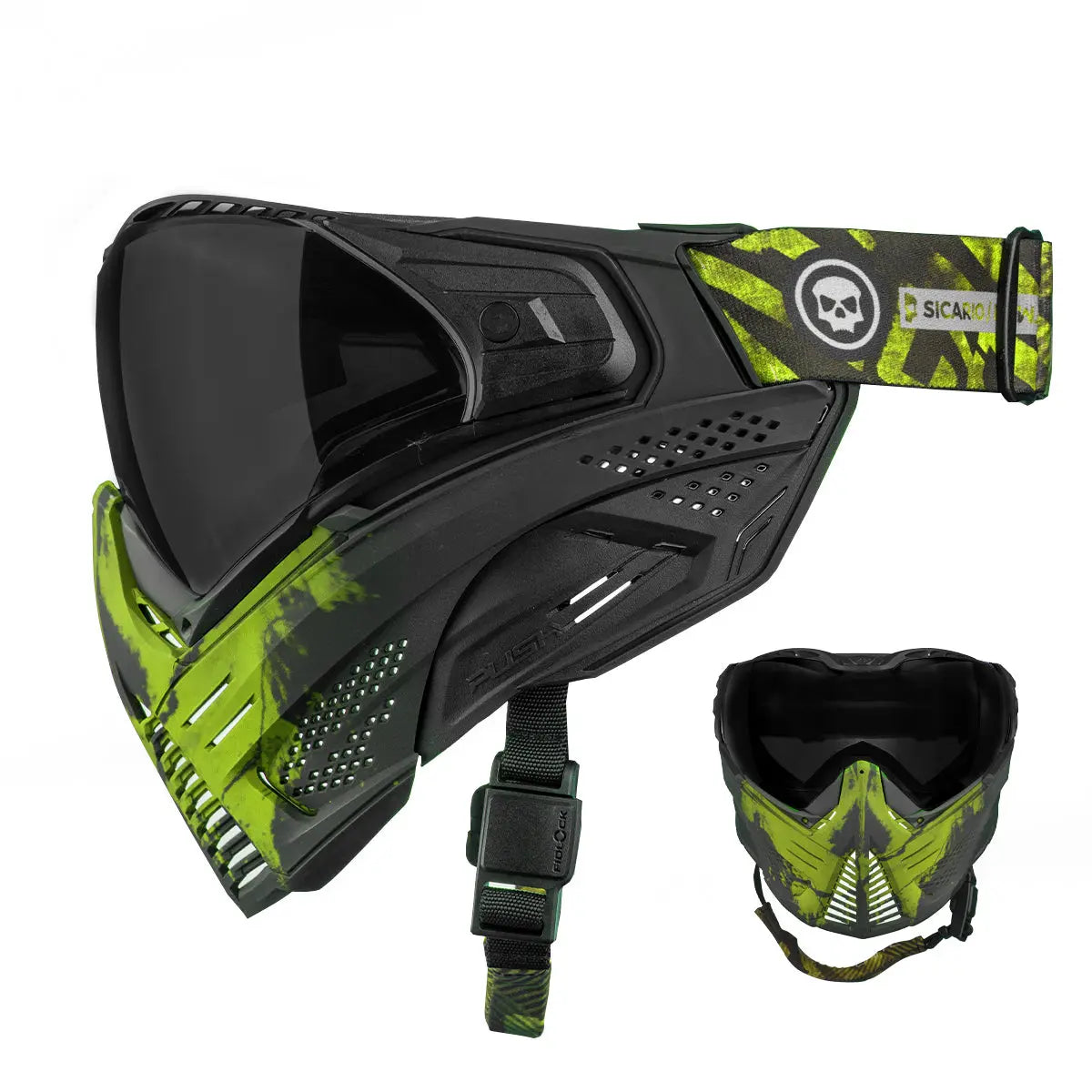 INFAMOUS PUSH UNITE GOGGLE- VOLT SKULL Push Paintball