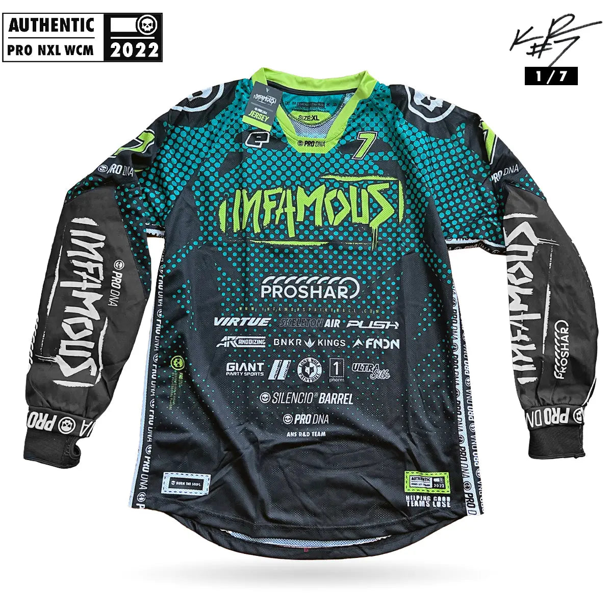 LE INFAMOUS KALI JERESY - NXL WCM 2022 (HOME) Infamous Paintball