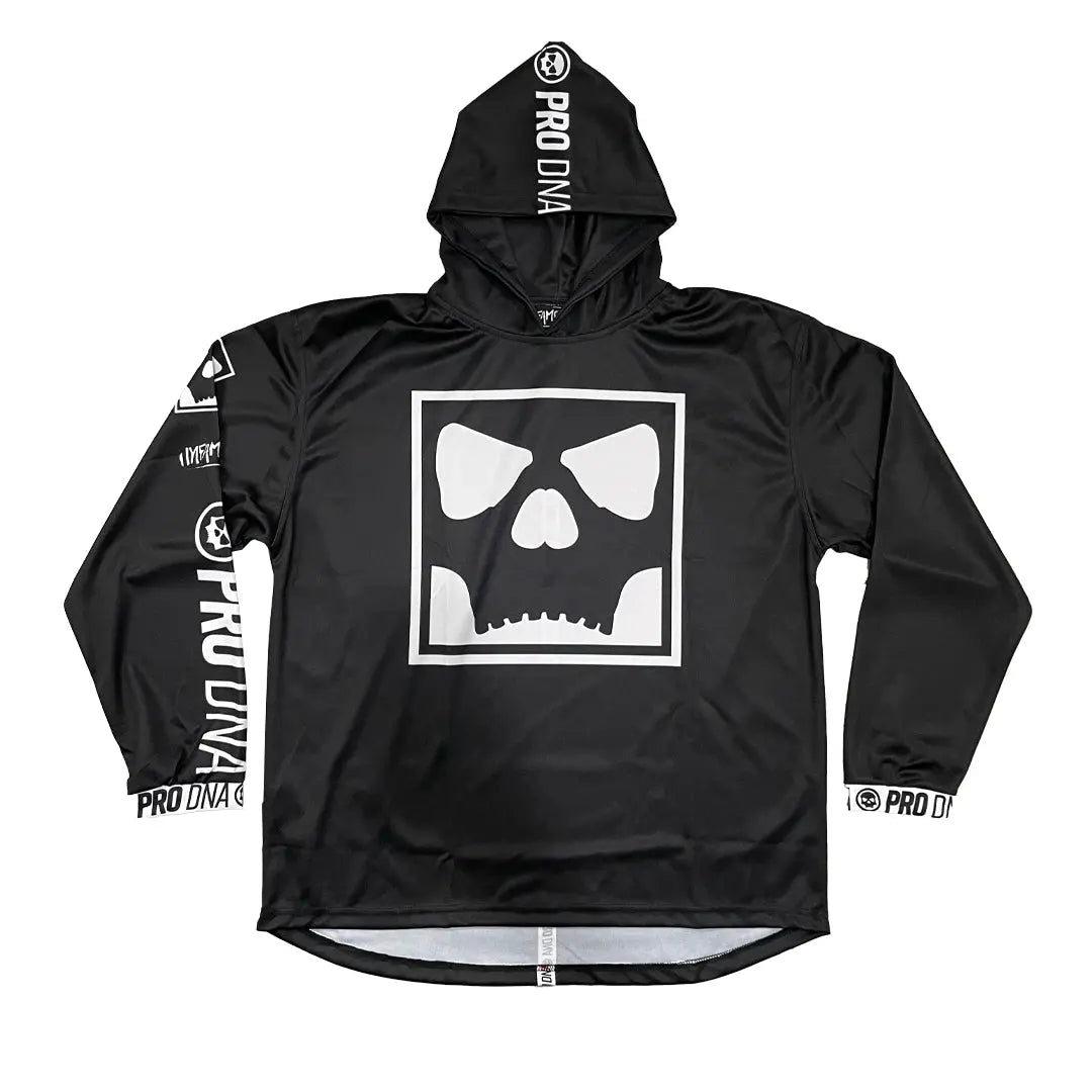 Lightweight Hoodie - Skull Icon (Black) Infamous Paintball