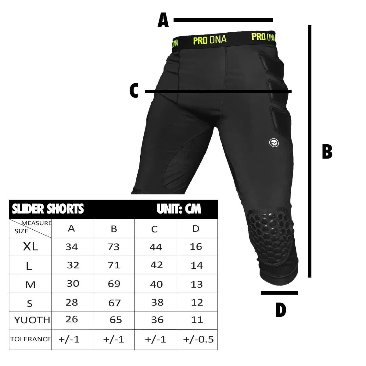 Infamous PRO DNA Slide Shorts With Knee Pads Infamous Paintball