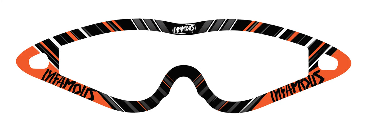 eFlex Goggle Sticker Infamous Paintball