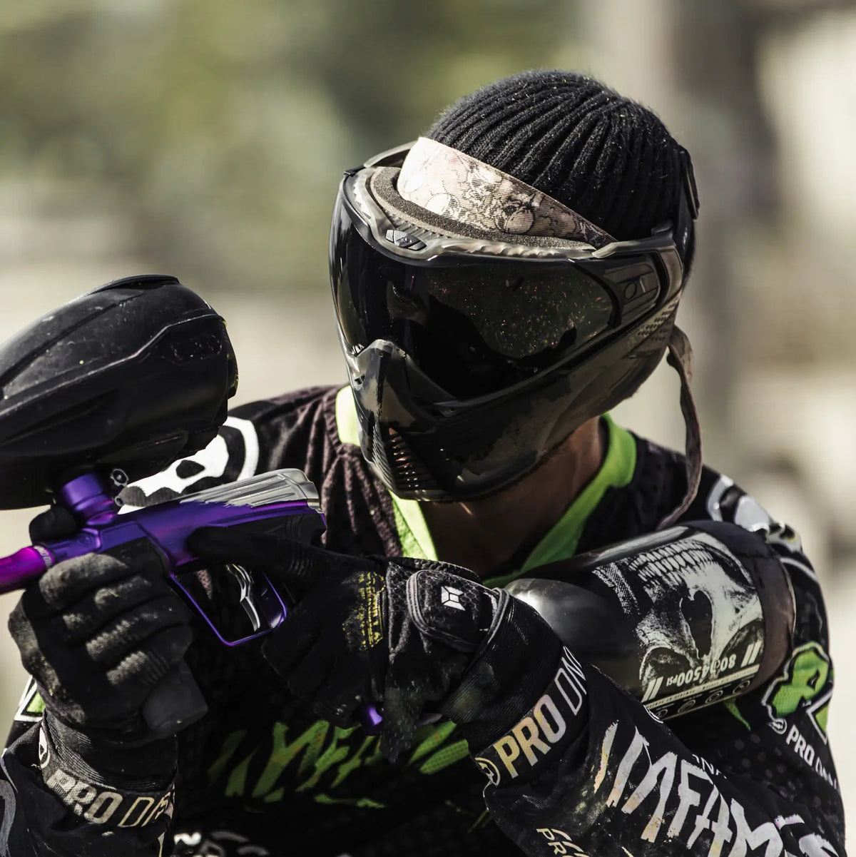 INFAMOUS PUSH UNITE GOGGLE- SMOKE SKULL Push Paintball