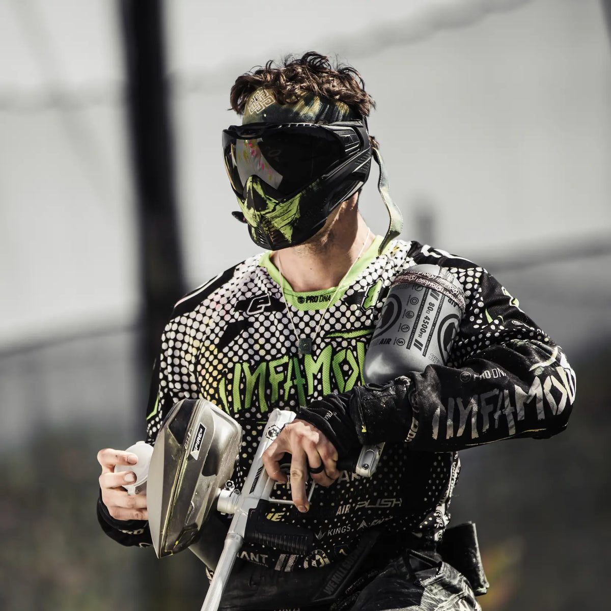 INFAMOUS PUSH UNITE GOGGLE- VOLT SKULL Push Paintball